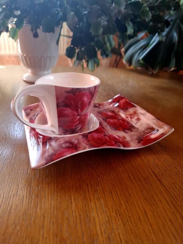 New wave stiliaus puodelis ir lėkštelė - , namai ir interjeras 3