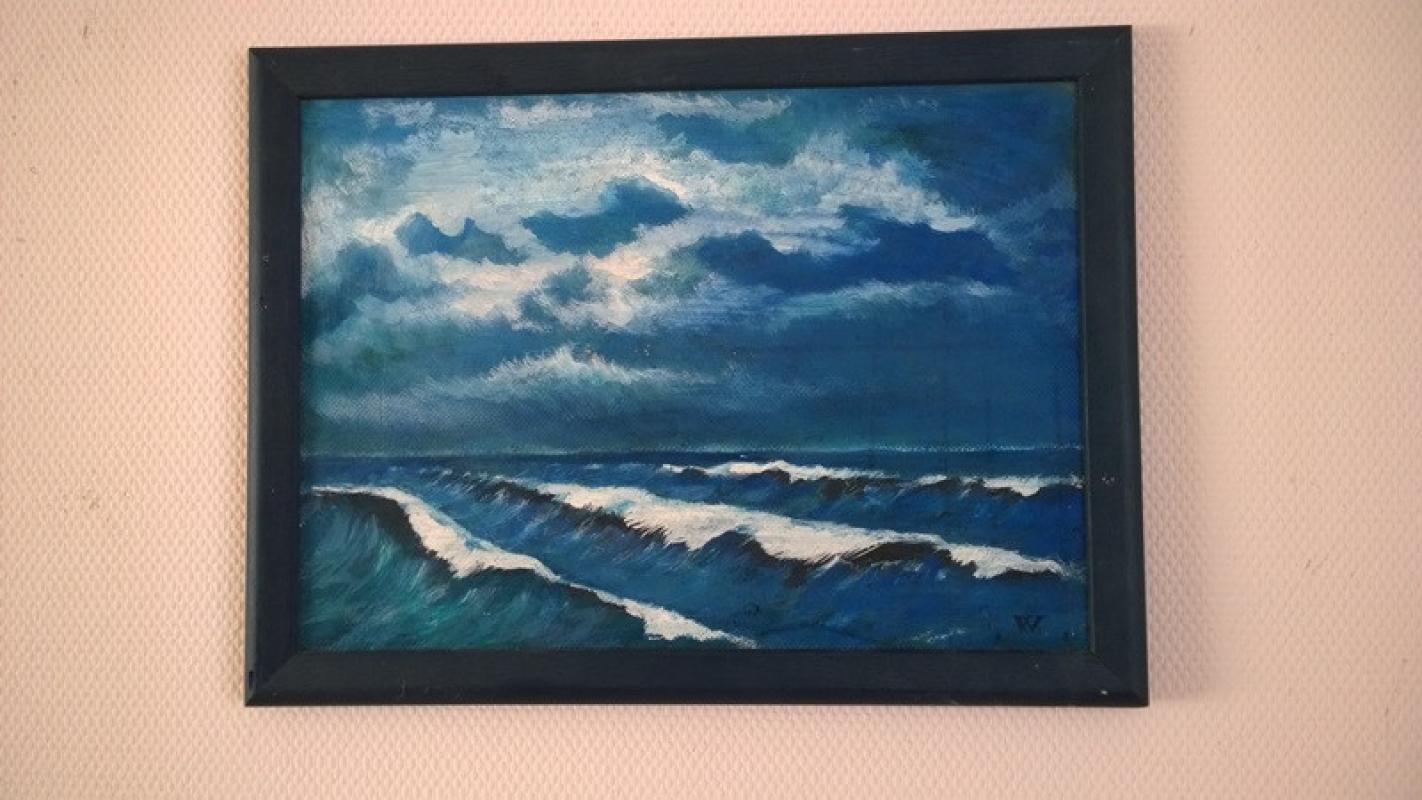 Paveikslas  "Šėlstanti jūra" - , namai ir interjeras 2