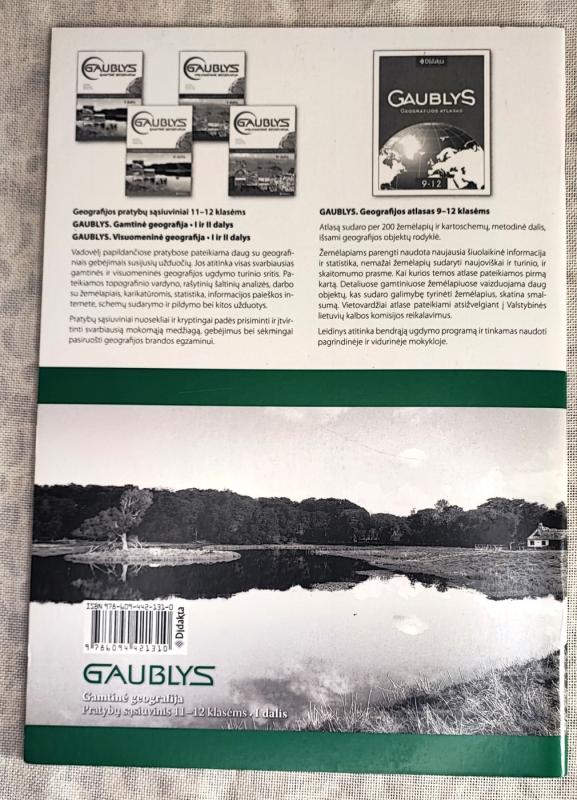 Gaublys. Gamtinė geografija. Pratybų sąsiuvinis 11-12 klasei (I dalis) - Rytas Šalna, knyga 3