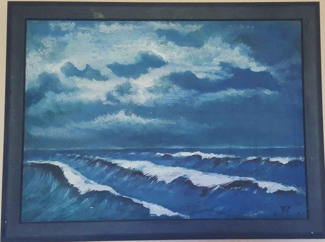 Paveikslas  "Šėlstanti jūra" - , namai ir interjeras 4