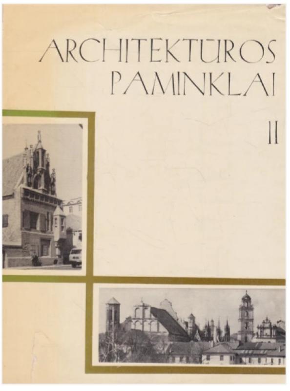 Architektūros paminklai (1,2,3 tomai) - Įvairūs autoriai, knyga 3