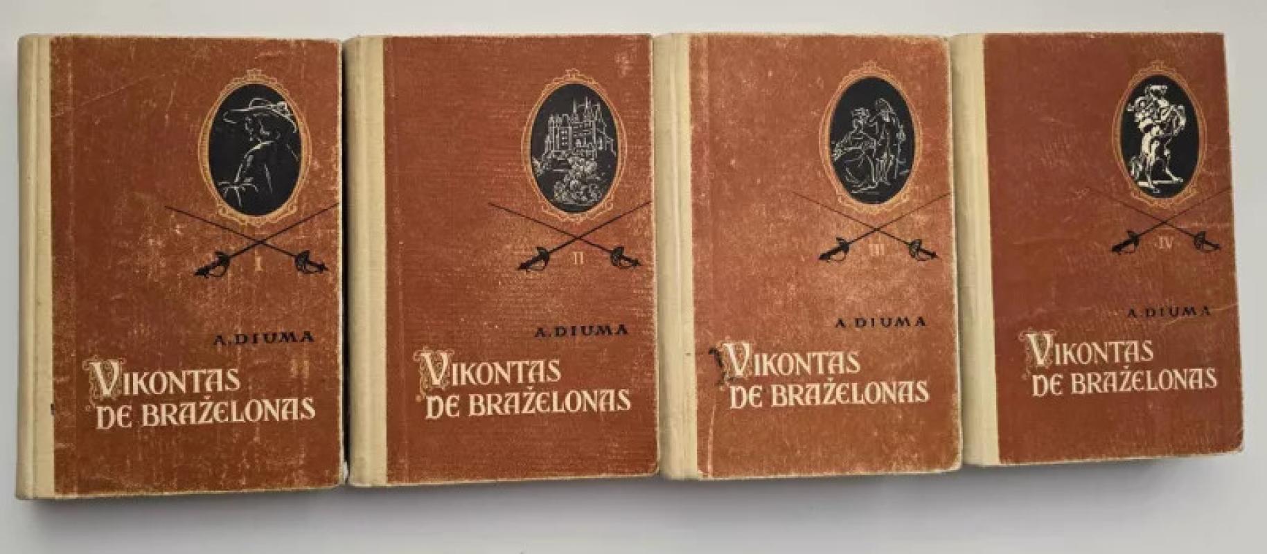 Vikontas de Braželonas (III tomas) 1957 - Aleksandras Diuma, knyga 4