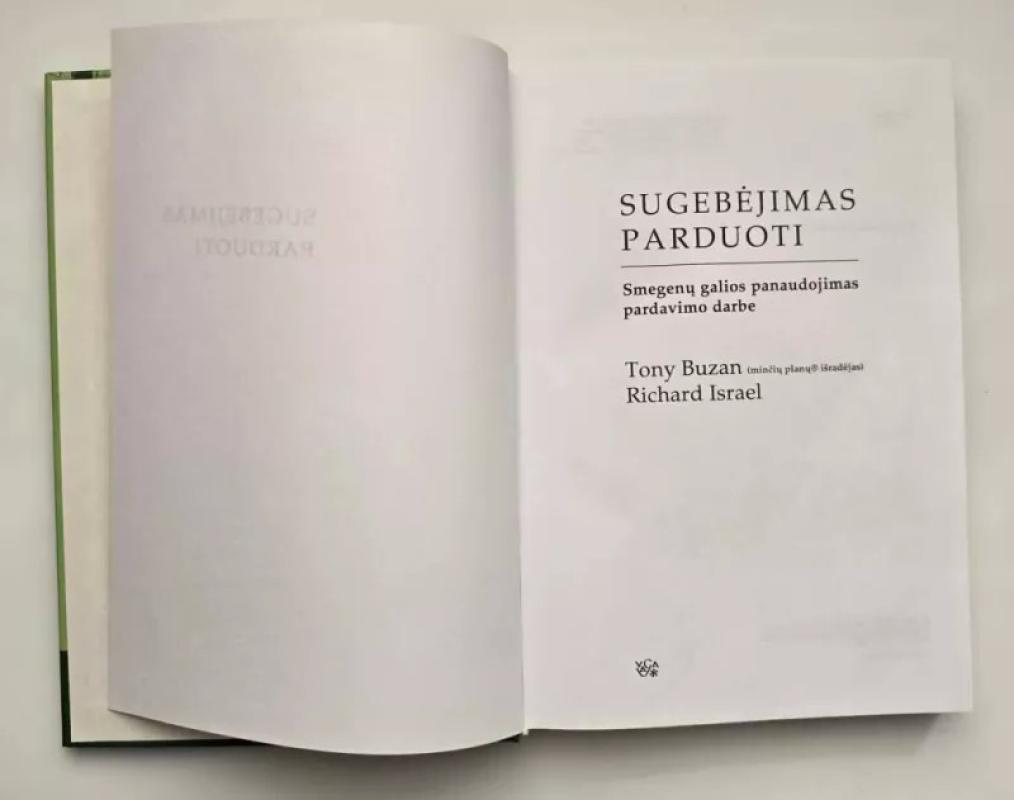 Sugebėjimas parduoti - Tony Buzan, knyga 3