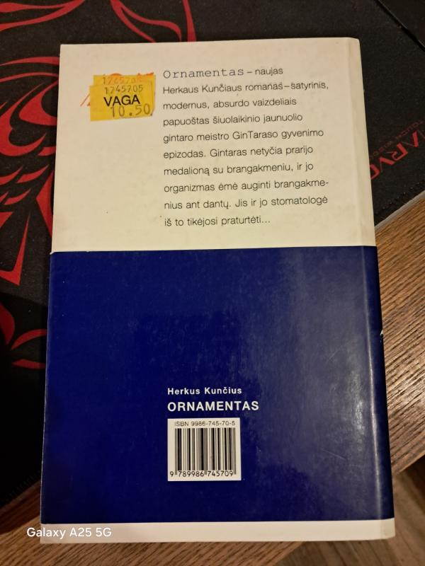 Ornamentas - Herkus Kunčius, knyga 3