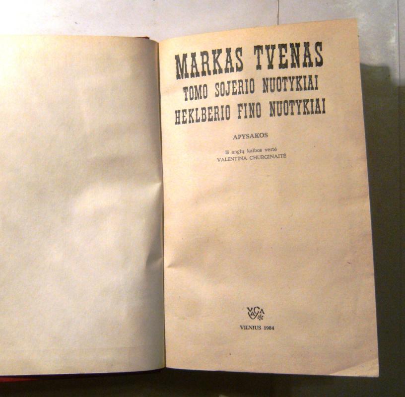 Tomo Sojerio nuotykiai. Heklberio Fino nuotykiai - Markas Tvenas, knyga 6