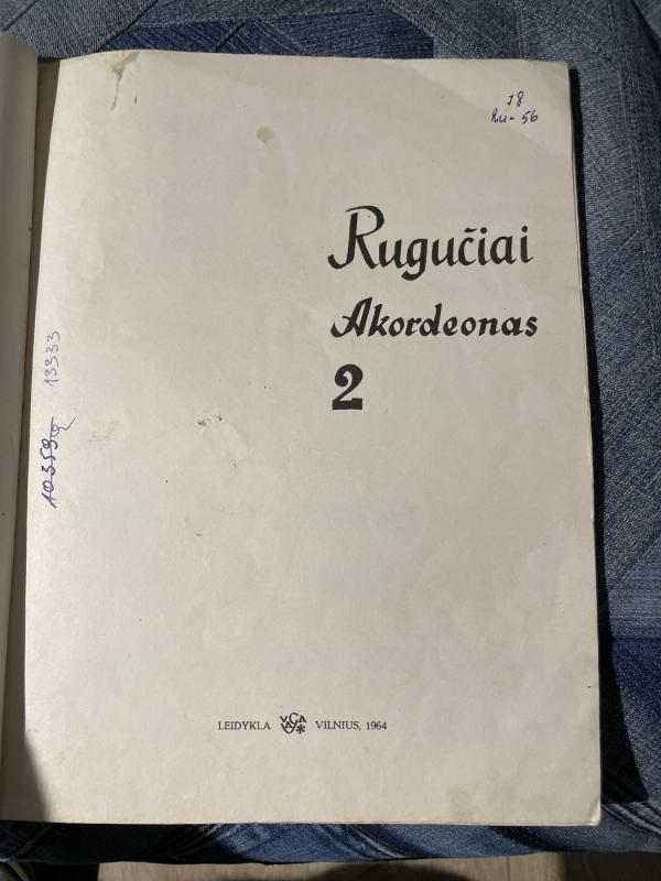 Rugučiai.Akordeonas.2 - A. Barniškis, knyga 3