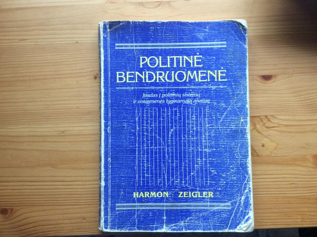 Politinė bendruomenė - Harmon Zeigler, knyga 2