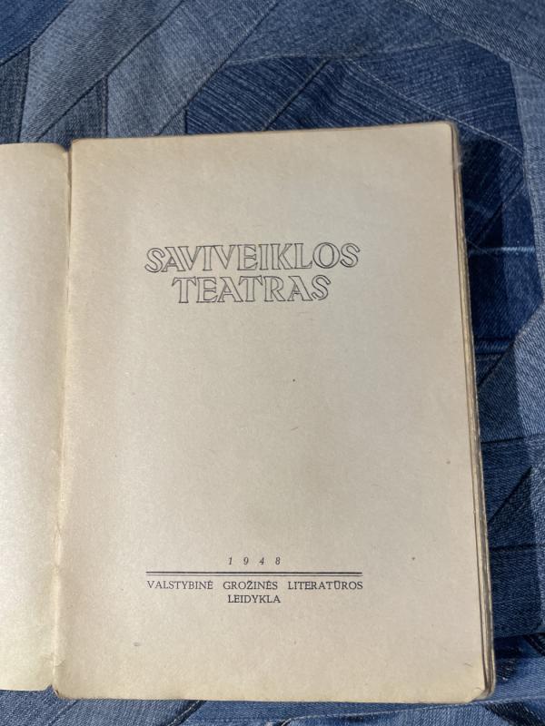 Saviveiklos teatras - Autorių Kolektyvas, knyga 3