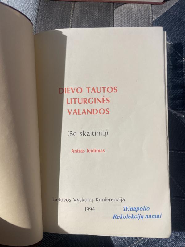 DIEVO TAUTOS LITURGINĖS VALANDOS - Autorių Kolektyvas, knyga 3