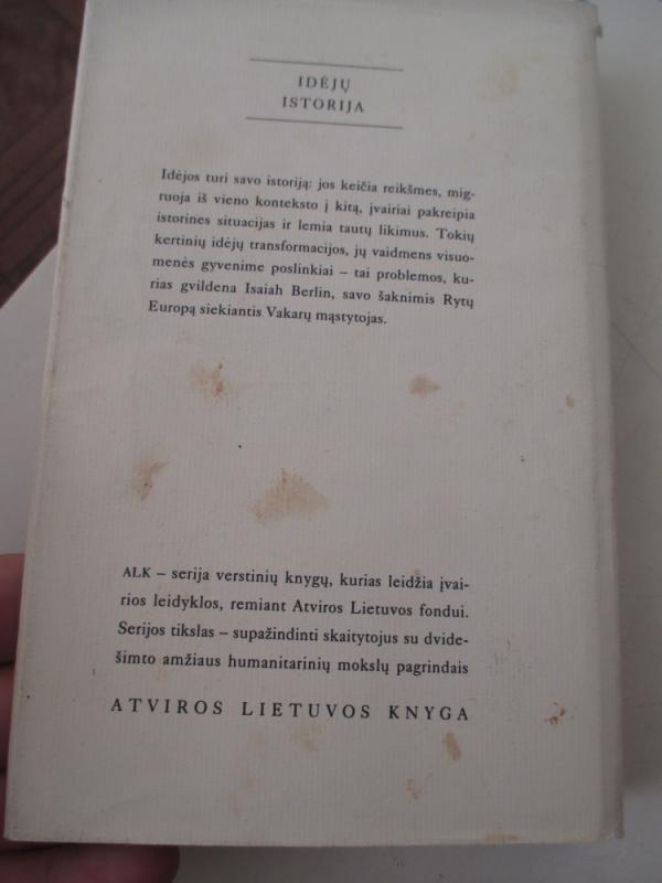 Vienovė ir įvairovė: Žvilgsniai į idėjų istoriją - Isaiah Berlin, knyga 6