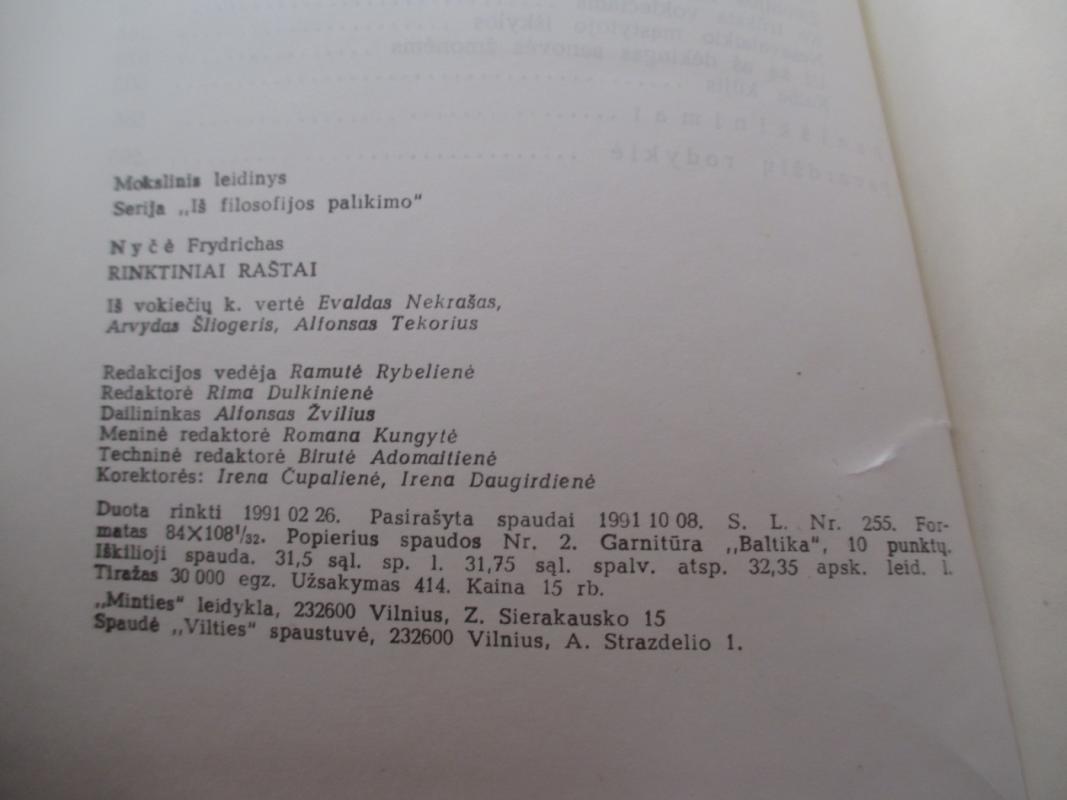 Frydrichas Nyčė. Rinktiniai raštai - Frydrichas Nyčė, knyga 4