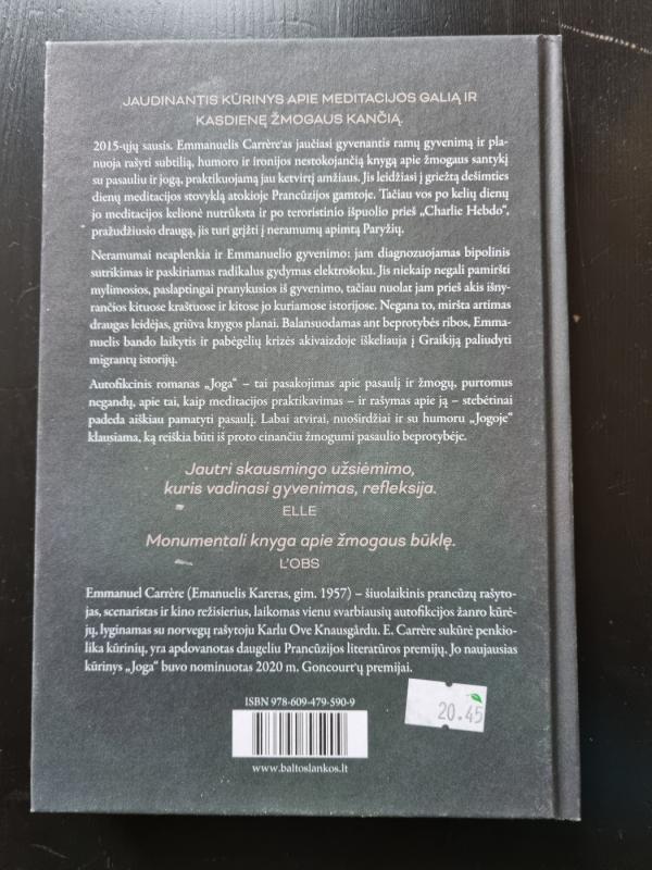 Joga - Emmanuel Carrere, knyga 3