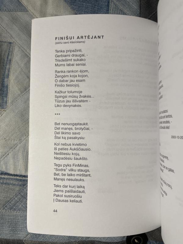 Klasės draugų posmai - J.A. Bučius, V.J.Cybavičius, A.Diržys, J. Kanopa, A. Vitkūnienė, knyga 4