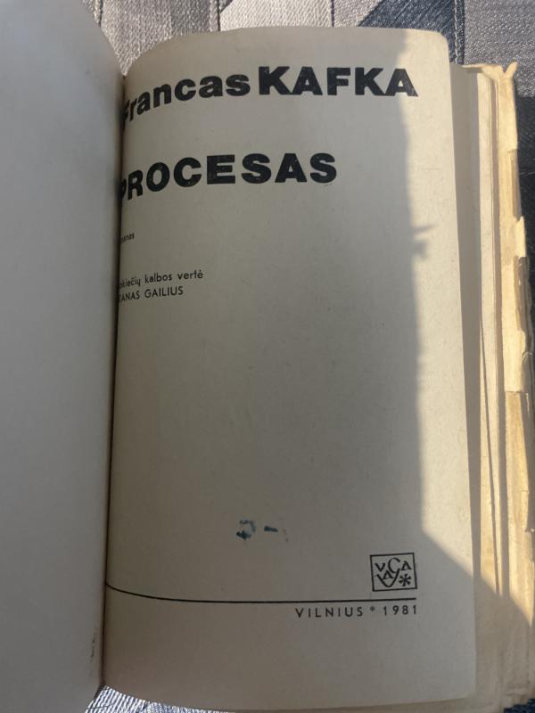 Procesas - Francas Kafka, knyga 3