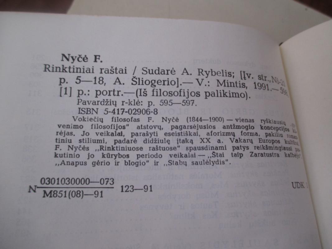Frydrichas Nyčė. Rinktiniai raštai - Frydrichas Nyčė, knyga 5