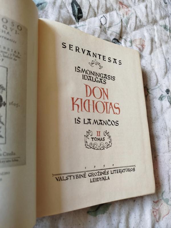 Don Kichotas II Tomas. - Migelis Servantesas, knyga 3