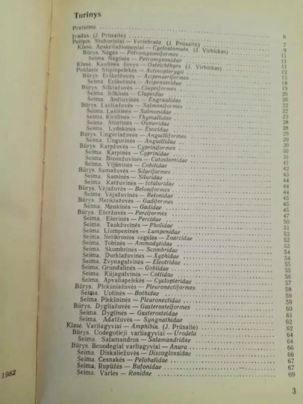 Vadovas Lietuvos stuburiniams pažinti - Autorių Kolektyvas, knyga 4