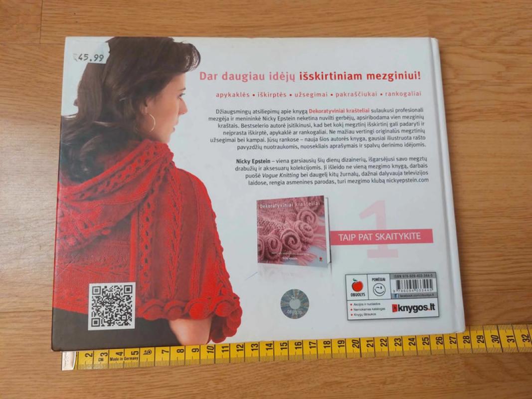 Dekoratyviniai krašteliai 2 : apykaklės, iškirptės, užsegimai, pakraščiukai, rankogaliai - Nicky Epstein, knyga 5