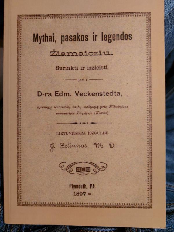 Mythai, pasakos ir legendos żiamaicziu - Edm. Veckenstedt, knyga 2