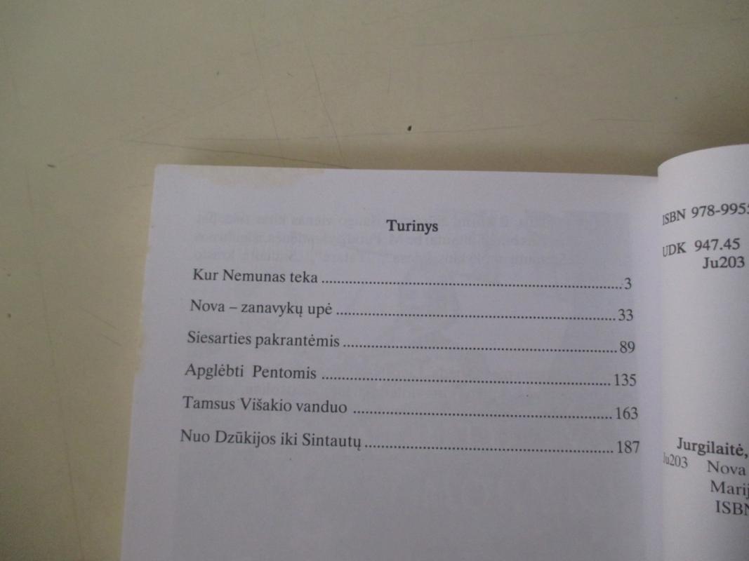 Nova - zanavykų upė - Zita Jurgilaitė, knyga 5