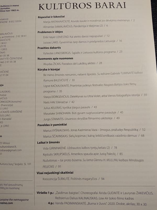 Kultūros barai 2021/1 - Autorių Kolektyvas, knyga 3