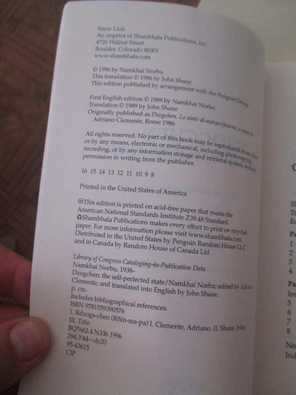 Dzogchen: The Self-Perfected State - Namkhai Norbu, knyga 6