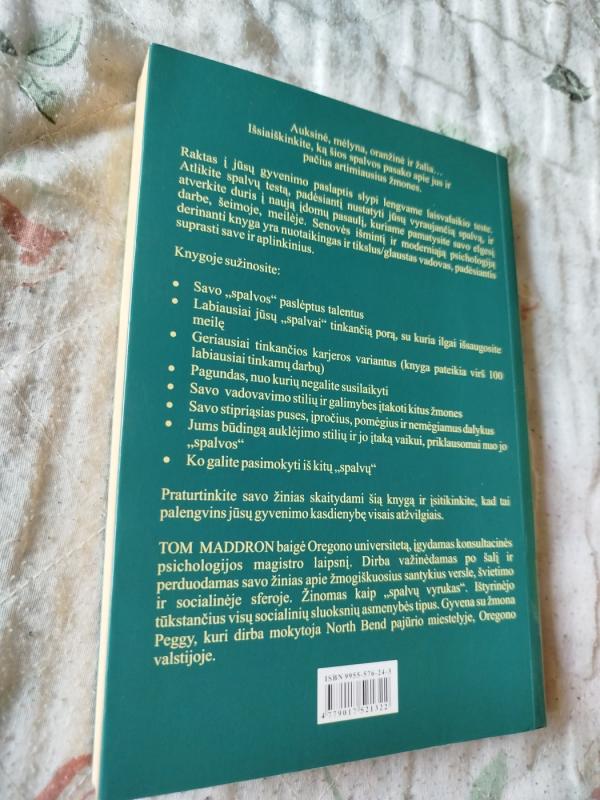 Gyvenimas pagal spalvas - Tom Maddron, knyga 4