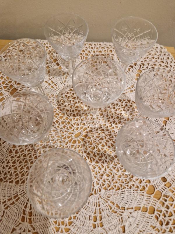 Vintage stikliukai taurelės krištoliniai - , namai ir interjeras 5