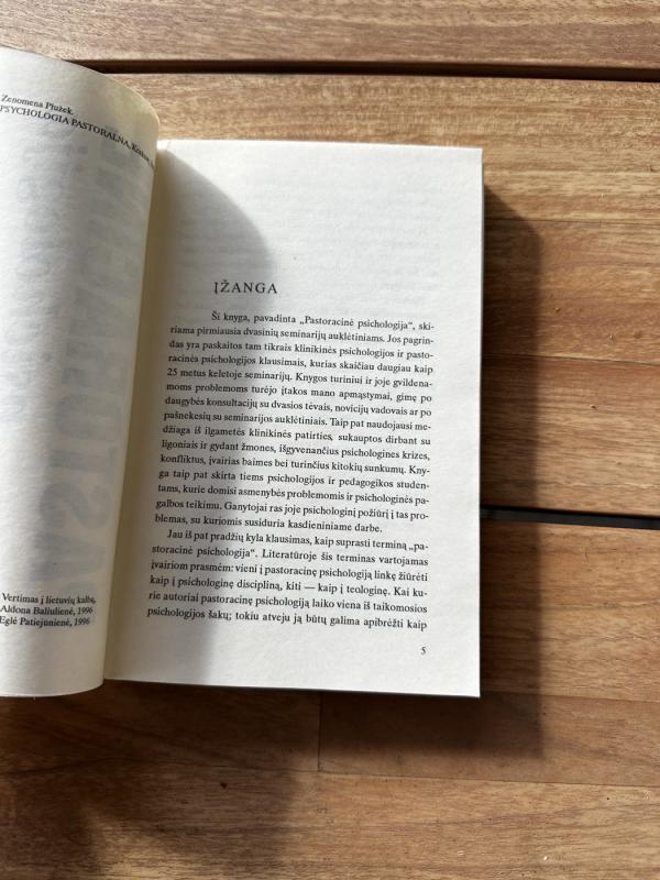 Pastoracinė psichologija - Zenomena Plužek, knyga 3