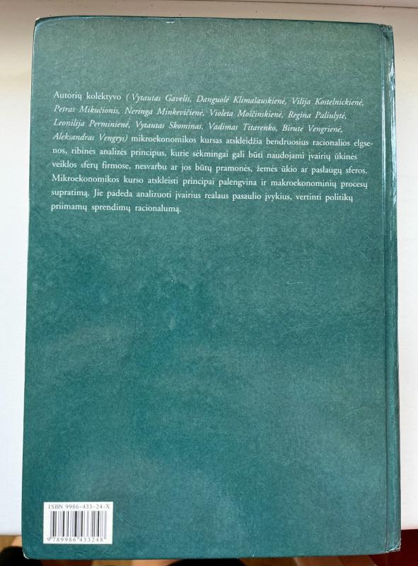 Mikroekonomika - Vytautas Gravelis, knyga 2