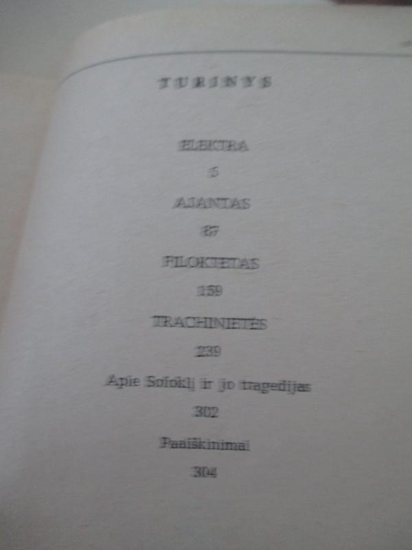 Tragedijos - Sofoklis, knyga 6