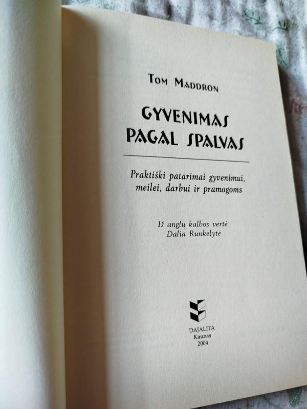 Gyvenimas pagal spalvas - Tom Maddron, knyga 3