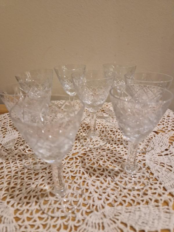 Vintage stikliukai taurelės krištoliniai - , namai ir interjeras 2