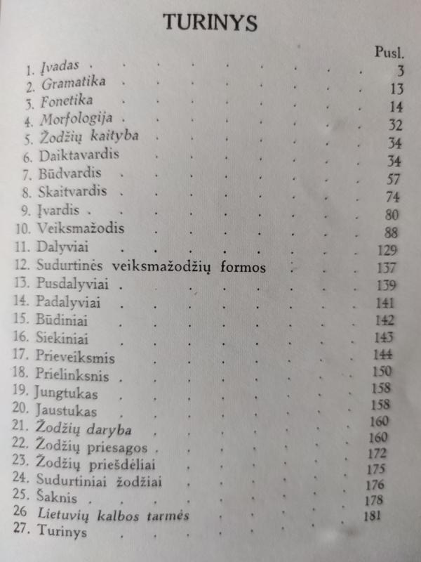 Lietuvių kalbos gramatika I dalis - J. Ambraška, J. Žiugžda., knyga 2