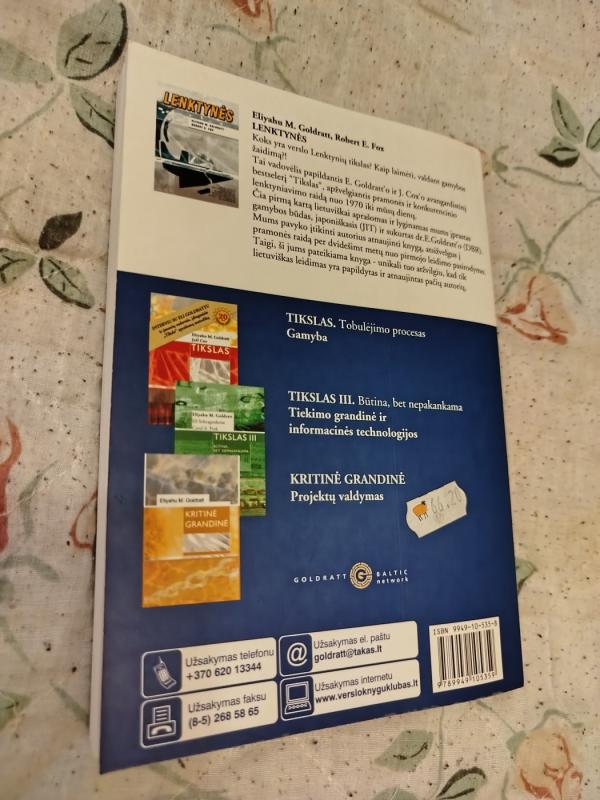 TIKSLAS II . Sėkmė priklauso ne nuo laimės - Eliyahu M. Goldratt, knyga 5