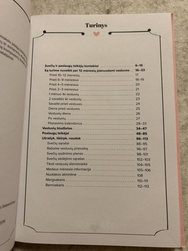 Vestuvių planuoklis - Simona Krasauskienė, knyga 5