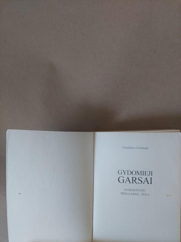 Gydomieji garsai - Jonathan Goldman, knyga 3