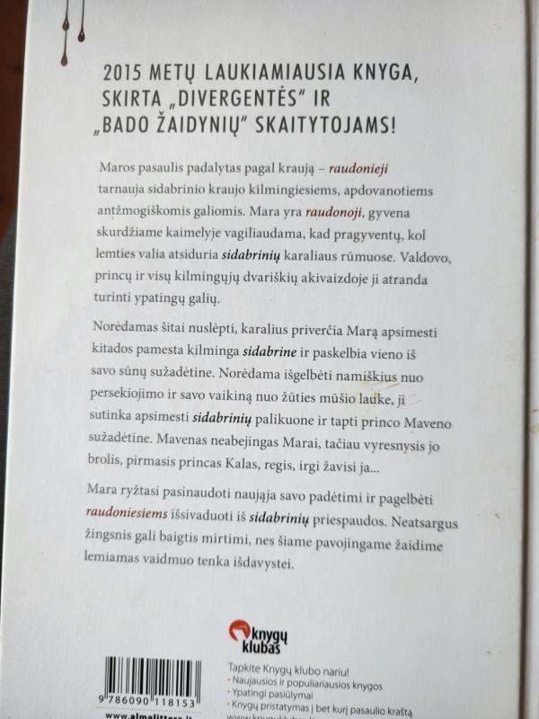 Raudonoji karalienė - Victoria Aveyard, knyga 2