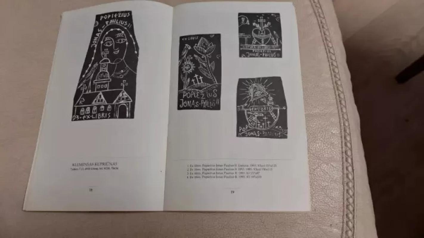 Ekslibrisai Šventajam Tėvui - Alfonsas Čepauskas, knyga 3