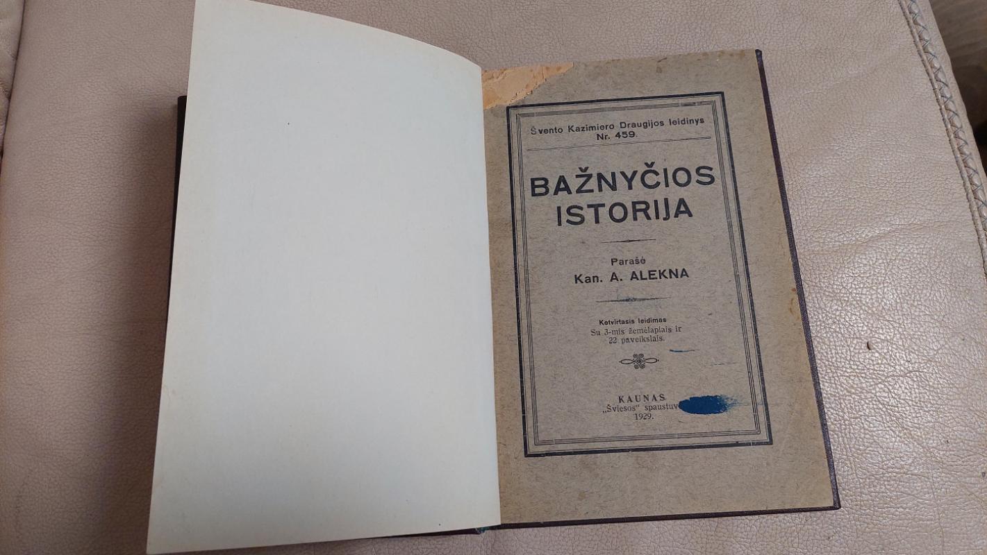 Bažnyčios istorija - Antanas Alekna, knyga 3