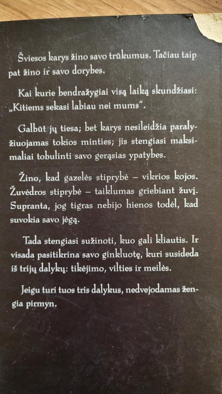 Šviesos kario vadovas - Paulo Coelho, knyga 3