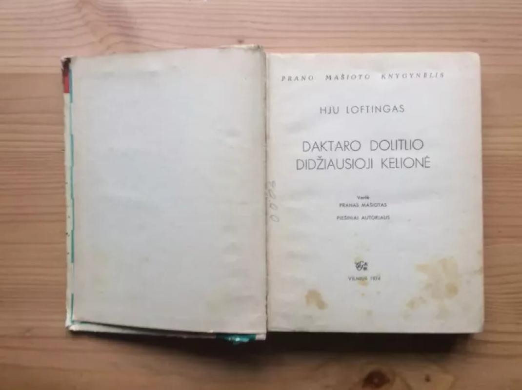 Daktaro Dolitlio didžiausioji kelionė - Hju Loftingas, knyga 3