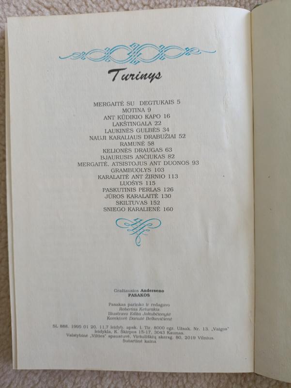 Gražiausios Anderseno pasakos,2 d,1998 m - Hansas Kristianas Andersenas, knyga 3