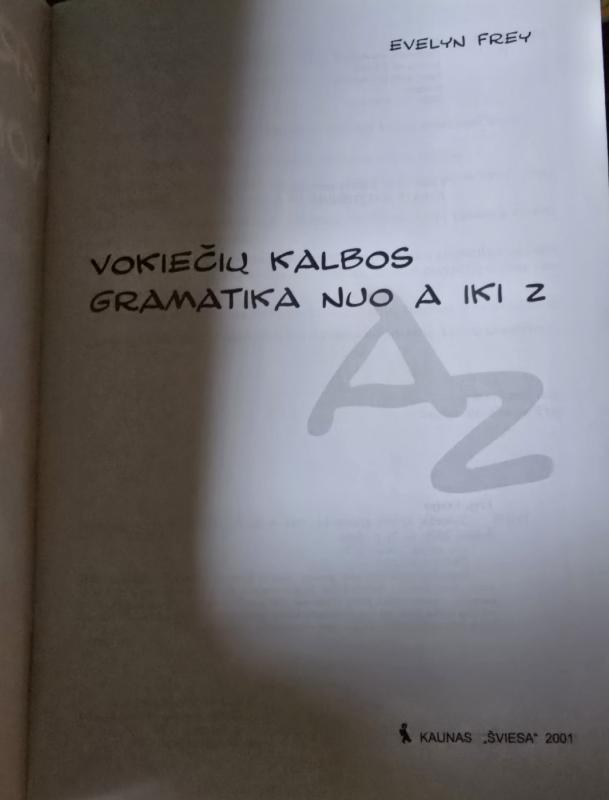 Grammatik von A bis Z (Deutsch) - Evelyn Frey, knyga 3
