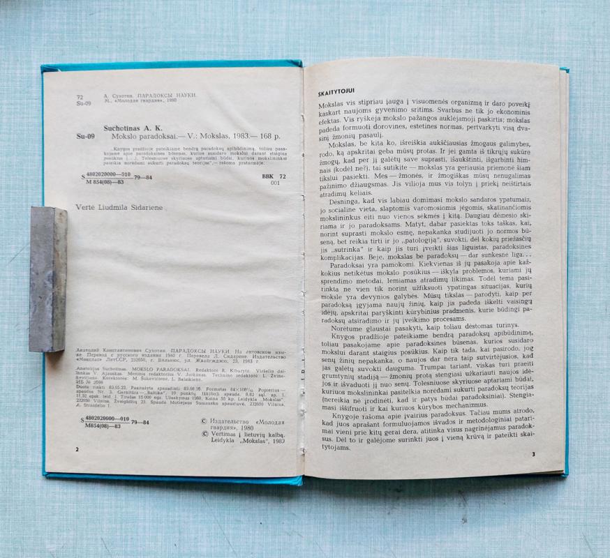 Mokslo paradoksai - A. Sucholinas, knyga 6