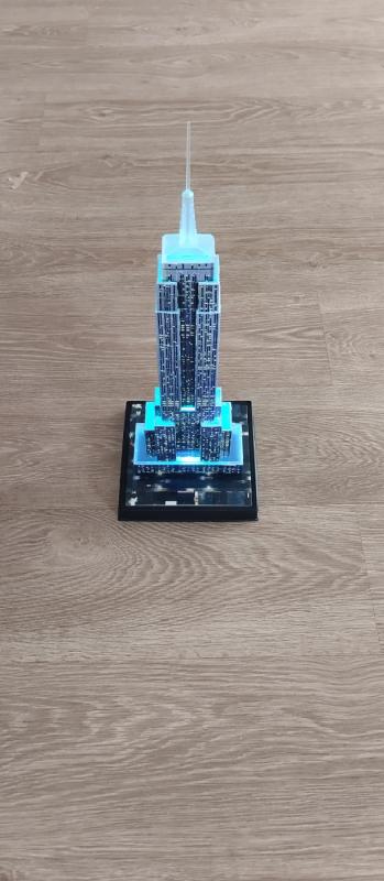 Ravensburger Šviečianti  Puzzle 3D Empire state Building - , stalo žaidimas 4