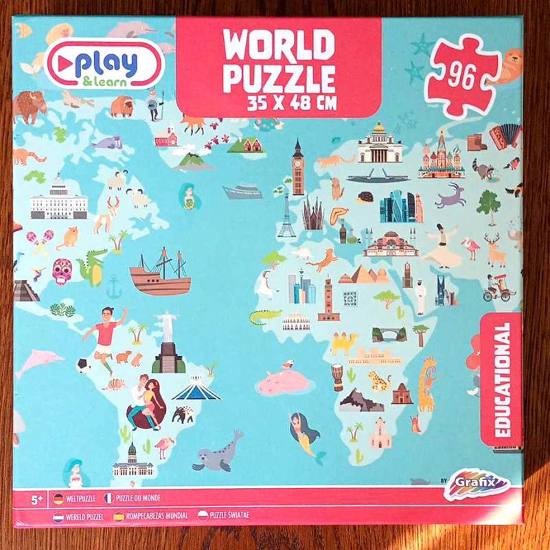 Dėlionė "Pasaulis" Puzzle, +5m. - , stalo žaidimas 2