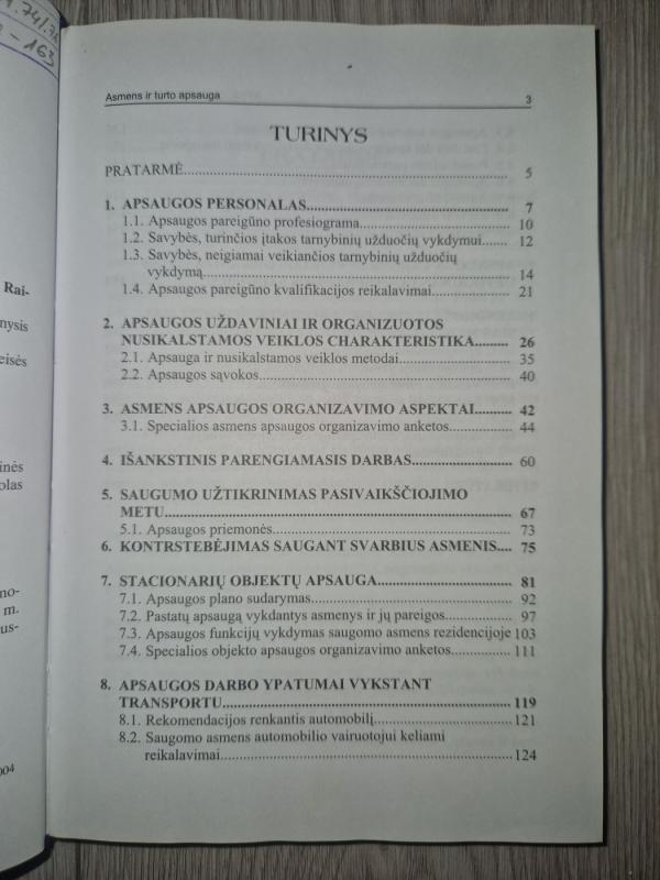 Apsaugos organizavimas. Asmens ir turto apsauga - Virgilijus Valeckas, knyga 4