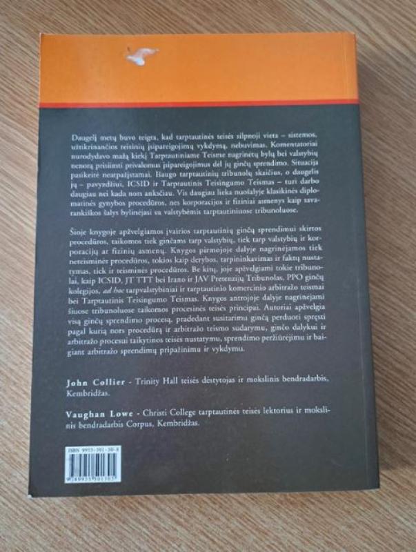 Ginčų sprendimas tarptautinėje teisėje: institucijos ir procedūros - John Collier, knyga 3