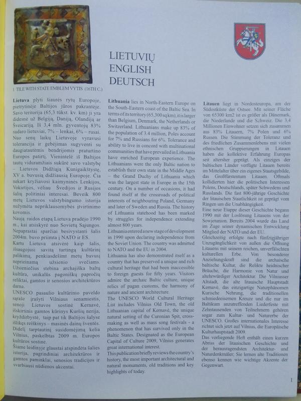 Lietuva Lithuania Litauen - Vilija Tūrienė, knyga 3